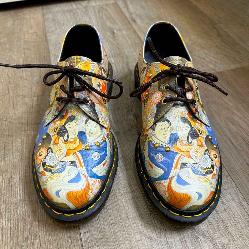 Dr. Marten 1461 Eastern Art Loafers - Size US 10